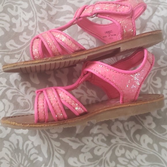 Disney Princess Sleeping Beauty Pink Glitter Sandals - Picture 7 of 7